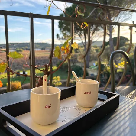 ベッド・アンド・ブレックファスト Des Vignes En Drome Provencale